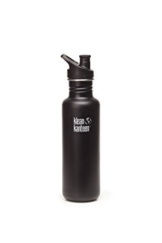 Klean Kanteen Classic Stainless Steel Bottle With Sport Cap