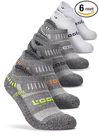 Tesla Men's 6-Pairs Athletic Sports Socks MZS Series