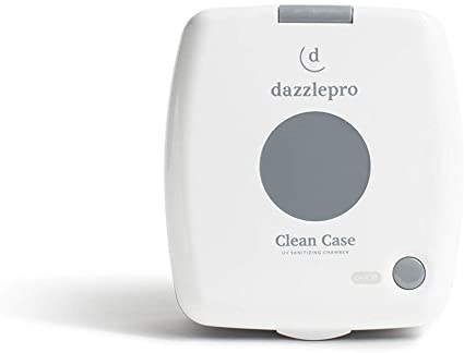 Dazzlepro Clean Case UV Dental Sanitizer - Removable Oral Device Cleaner for Retainers, Mouth Guards and Dentures