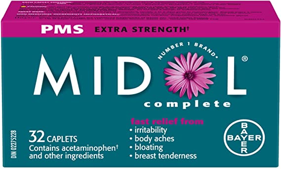Bayer Midol Extra Strength PMS Complete Caplet