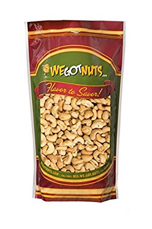 Roasted Unsalted Cashews ~ 2 lbs. - We Got Nuts