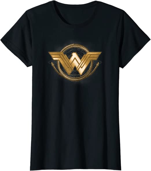 Wonder Woman Movie Golden Lasso Logo T-Shirt