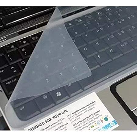 VOLTAC Silicone Keyboard Dust Protector for 15.6" Laptop (Transparent)