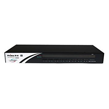 Linkskey Prima IP 16-Port USB/PS2 IP KVM Switch 19-Inch Rackmount 1U with OSD and Daisy Chain (LKV-9216IP)