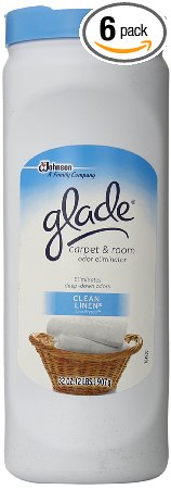 Glade Carpet and Room Clean Linen 32-Ounce Pack of 6