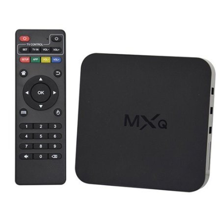 Leelbox MXQ Android TV Box Amlogic S805 Quad Core Android 4.4 1gb RAM 8gb Flash Kodi Pre installed Smart tv box Black