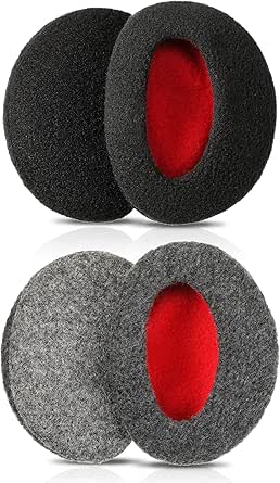 SATINIOR 2 Pairs Bandless Earmuffs Ear Warmers Winter Ear Covers Earcaps for Outdoors, M