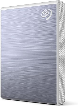 Seagate One Touch SSD 2TB External SSD Portable – Blue, speeds up to 1030MB/s, with Android App, 1yr Mylio Create, 4mo Adobe Creative Cloud Photography plan​ and Rescue Services (STKG2000402)