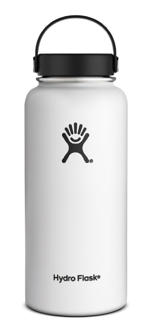 Hydro Flask Vacuum Insulated Stainless Steel Water Bottle, Wide Mouth w/Flex Cap