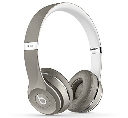 Beats Solo2 On-Ear Headphones Luxe Edition - Silver