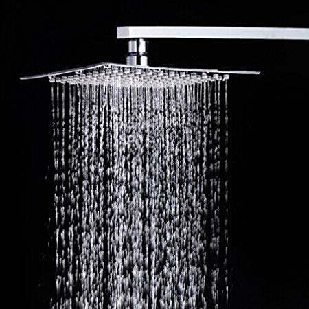 Gesto Ultra Slim SquareHigh Grade Stainless Steel Shower Over Head Shower 8x8 Without Shower Arm.