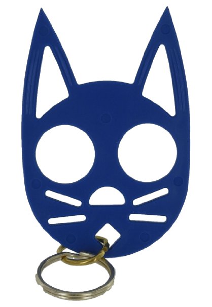 The Cat Keychain -Dark Blue