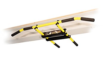 I-beam Pull up Bar / Chin up Bar (Yellow Long Bar with Bent Ends) PRO Mountings