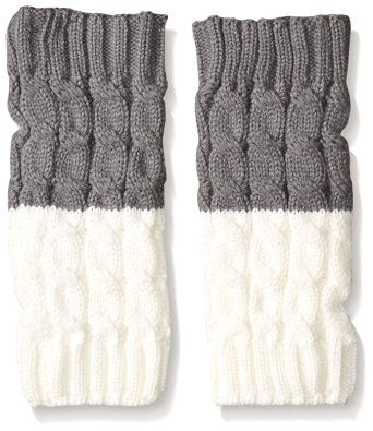 Valshi© Women's Crocheted Leg Boot Cuffs Topper Double Sided Knit Crochet