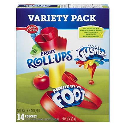 Betty Crocker Gluten Free Fruit Snacks Variety Pack, 14-Count, 272 Gram