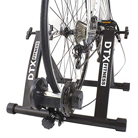 DTX Fitness Adjustable Bicycle Turbo Trainer - Black - Use Your Bicycle As An Exercise Bike