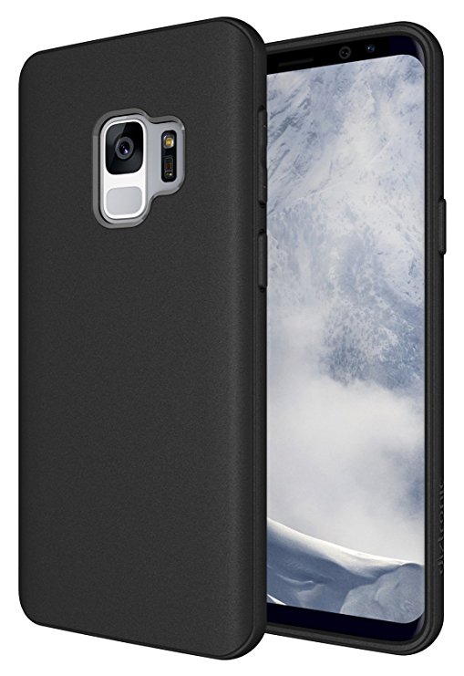Galaxy S9 Case, Diztronic Full Matte TPU Series - Slim-Fit Flexible Phone Case for Samsung Galaxy S9 - (Matte Black)