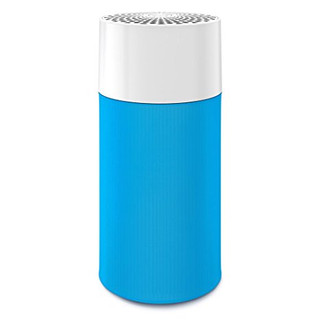 Blue Pure 411 Air Purifier with Particle and Carbon Filter for Allergen and Odor Reduction, Washable Pre-Filter, Small Rooms, by Blueair