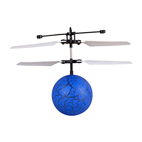 Babrit RC Flying Ball Infrared Induction Remote Control Drone Helicopter Ball Flying Ball Toys for Kids