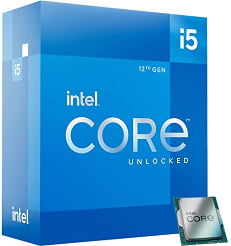 Intel Core i5-12600K Desktop Processor 10 (6P 4E) Cores up to 4.9 GHz Unlocked  LGA1700 600 Series Chipset 125W