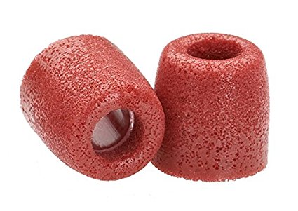 Comply Premium Replacement Foam Earphone Earbud Tips - Isolation T-400 (Red, 3 Pairs, Small)