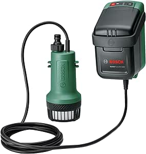 Bosch Home and Garden GardenPump 18V-2000 (BT), Tauchpumpe | ohne Akku, Classic Grün