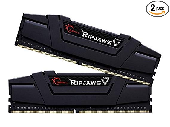 G.SKILL 16GB (2 x 8GB) Ripjaws V Series DDR4 PC4-28800 3600MHz for Intel Z170 Platform Desktop Memory Model F4-3600C16D-16GVK