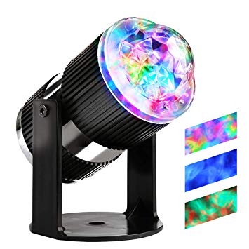 LED Party Light Effect Lamp RGB with Speed-Control Flowing Aurora/Cloud Effect & Flashing Mode for Stage/Performance/Festival Atmosphere Slow & Soft Mood Creator