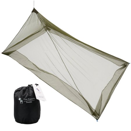 The Friendly Swede Single Camping Bed Mosquito Net