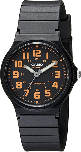 Casio Unisex MQ-71-4BCF Classic Luminous Hands Watch With Black Resin Band