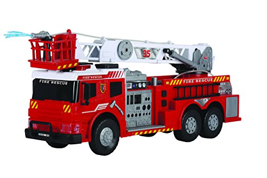 Dickie Toys 24" Light and Sound  Fire Brigade Vehicle (With Working Pump)