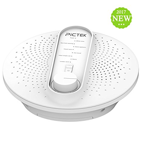 Pictek White Noise Machine with Adapter, 24 Soothing Sleep Therapy Sound Options with Playing All Night or Other Timer Option, Sound Spa Relaxation Machine for Baby, Adult and Traveler