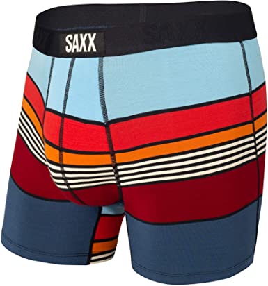 Saxx Men's Underwear – Vibe Men’s Underwear – Boxer Briefs with Built-in Ballpark Pouch Support - Core