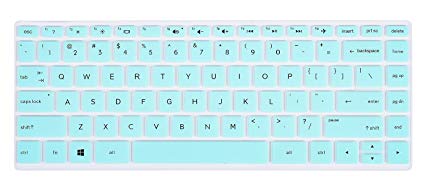 CASEBUY Keyboard Cover Compatible HP Pavilion x360 14M-BA 14M-CD 14-BF 14-BW 14-cm 14-CF Series 14M-CF0020UR 14-CF0014DX 14-BW065NR 14M-CD0001DX 14M-CD0003DX 14 Inch Protective Skin, Mint Green