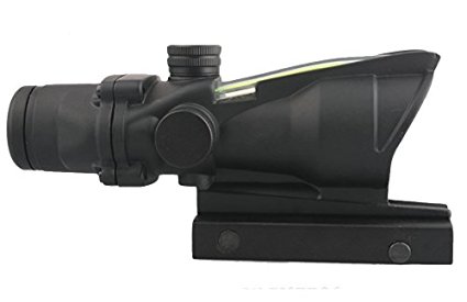 BD Tactical 4x32 GREEN Fiber Optic Weapon Sight Functional Fiber