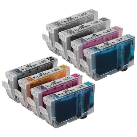 Speedy Inks - Canon Compatible CLI-42 CLI42 CLI 42 Set of 8 Ink Cartridges 6384B002 Black 6385B002 Cyan 64386B002 Magenta 6387B002 Yellow 6388B002 Photo Cyan 6389B002 Photo Magenta 6390B002 Gray and 6391B002 Light Gray For use in Canon PIXMA PRO-100