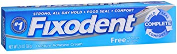 Fixodent Free Denture Adhesive Cream 2.40 Ounce (Pack of 2)