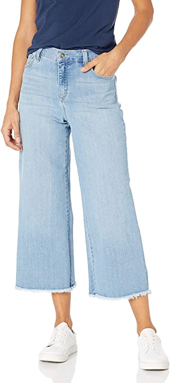 Gloria Vanderbilt Women's Amanda Wide Leg Crop Length Jean