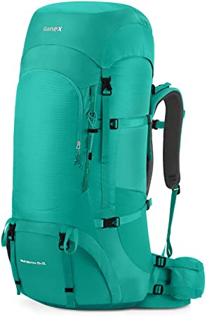 Gonex 80L Hiking Backpack, Internal Frame Backpack Ultralight Camping Backpack