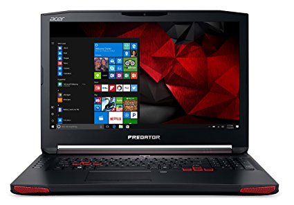 Acer Predator 17 Gaming Laptop, Core i7, GeForce GTX 1060, 17.3" Full HD, 16GB DDR4, 256GB SSD, 1TB HDD, G5-793-73NZ