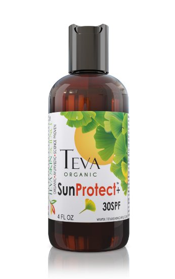 SunProtect  Organic  Mineral  Sunscreen Lotion SPF 30 +  -   Child Safe  - 100%    Natural Lightweight  Pure Mineral  Sunblock Face Moisturizer -   Paraben Free