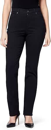 Gloria Vanderbilt Womens Amanda Classic High Rise Tapered Jean Petite