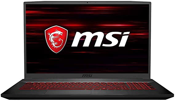 MSI GF75 Thin 17.3" 144Hz Full HD Gaming Laptop, Intel Core i5-10300H 2.5GHz, 16GB RAM, 512GB PCIe SSD   1TB HDD, NVIDIA GeForce GTX 1650Ti 4GB GDDR6, Windows 10 w/ RATZK 32GB USB Drive