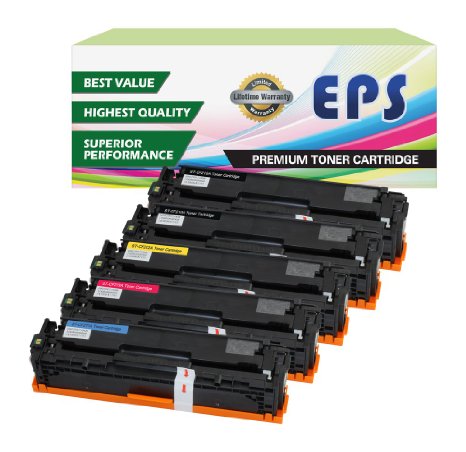 EPS Compatible Toner Cartridge Replacement for HP 131a ( Multicolor , 5-Pack )