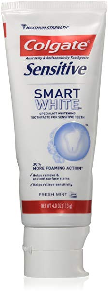 Colgate Sensitive Smart White Toothpaste, 4 Ounce