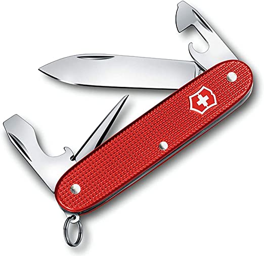 Victorinox Pioneer Alox Ltd Edition Swiss Army Pocket Knife/Blade Berry Red