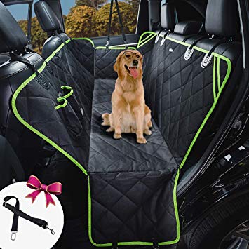 Petalage Dog Seat Cover for Back Seat 100% Waterproof Dog Hammock for Back Seat Scratch Proof Nonslip Car Hammock Car Seat for Dogs Back seat Cover for Cars Trucks SUV (HYSC1)
