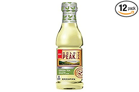12 Bottles of Gold Peak Tea 18.5oz Bottles (Green)