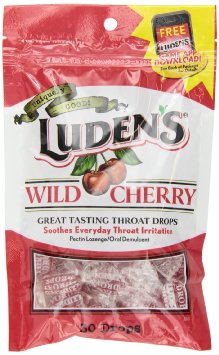 Ludens Thoat Drops, Wild Cherry, 30 Count (Pack of 8)