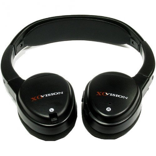 XO Vision IR620 Universal IR Infrared Wireless Foldable Headphones for In-Car TV, DVD, & Video Listening